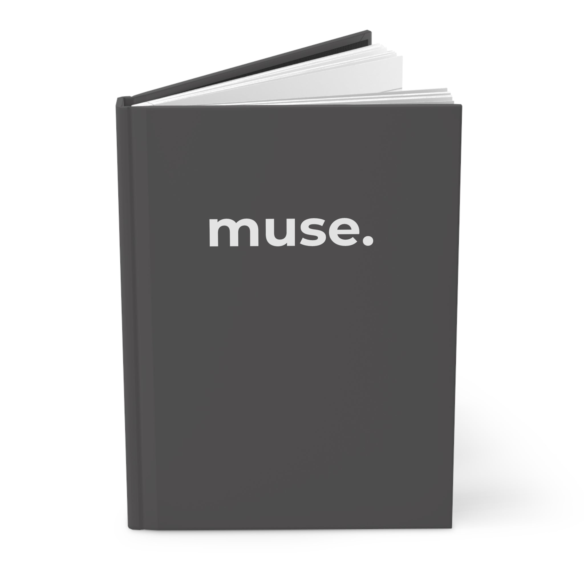 muse. Hardcover Journal — Minimal Matte Notebook for Reflection & Notes