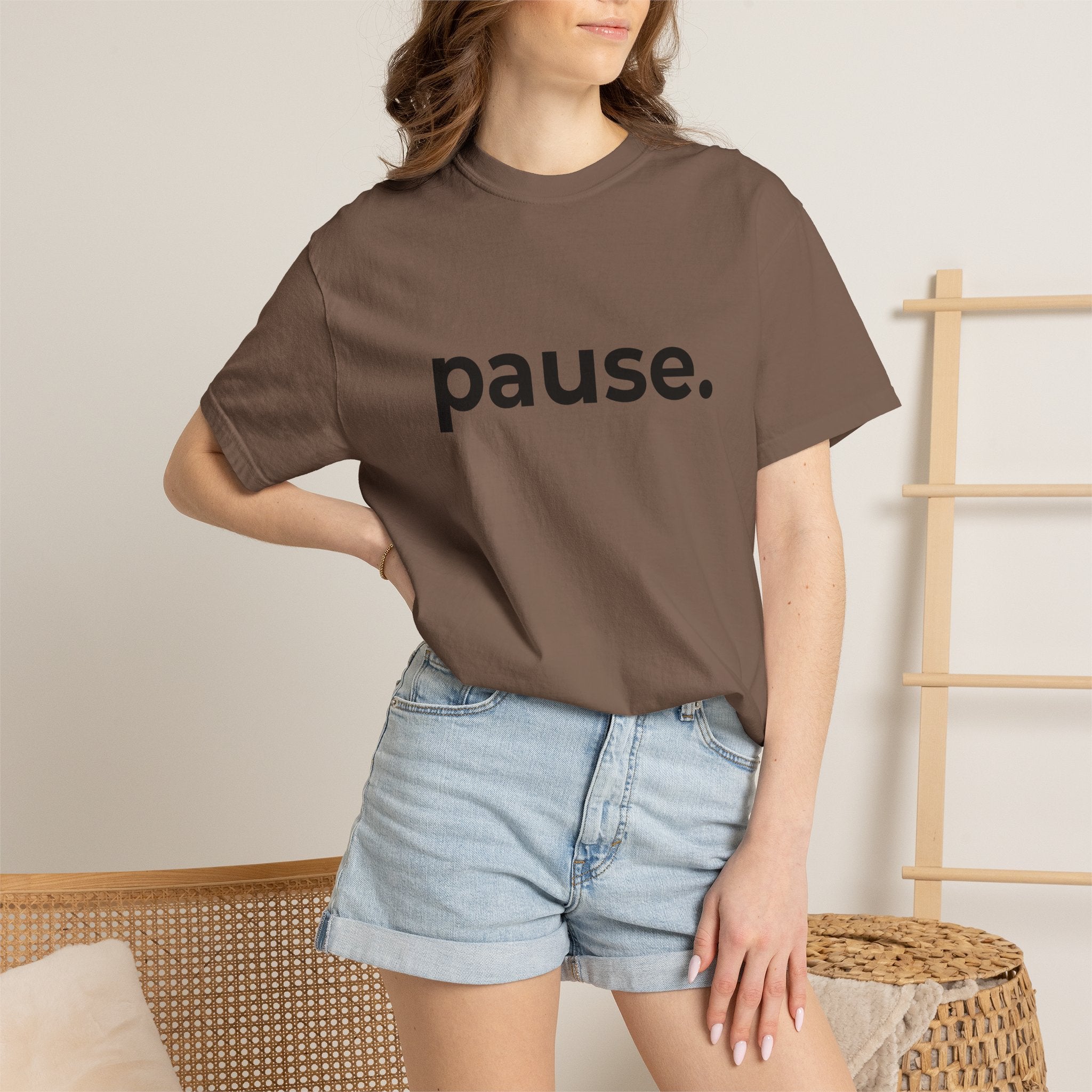 think. T-Shirt | Minimal Typography Tee, Inspirational Text Shirt