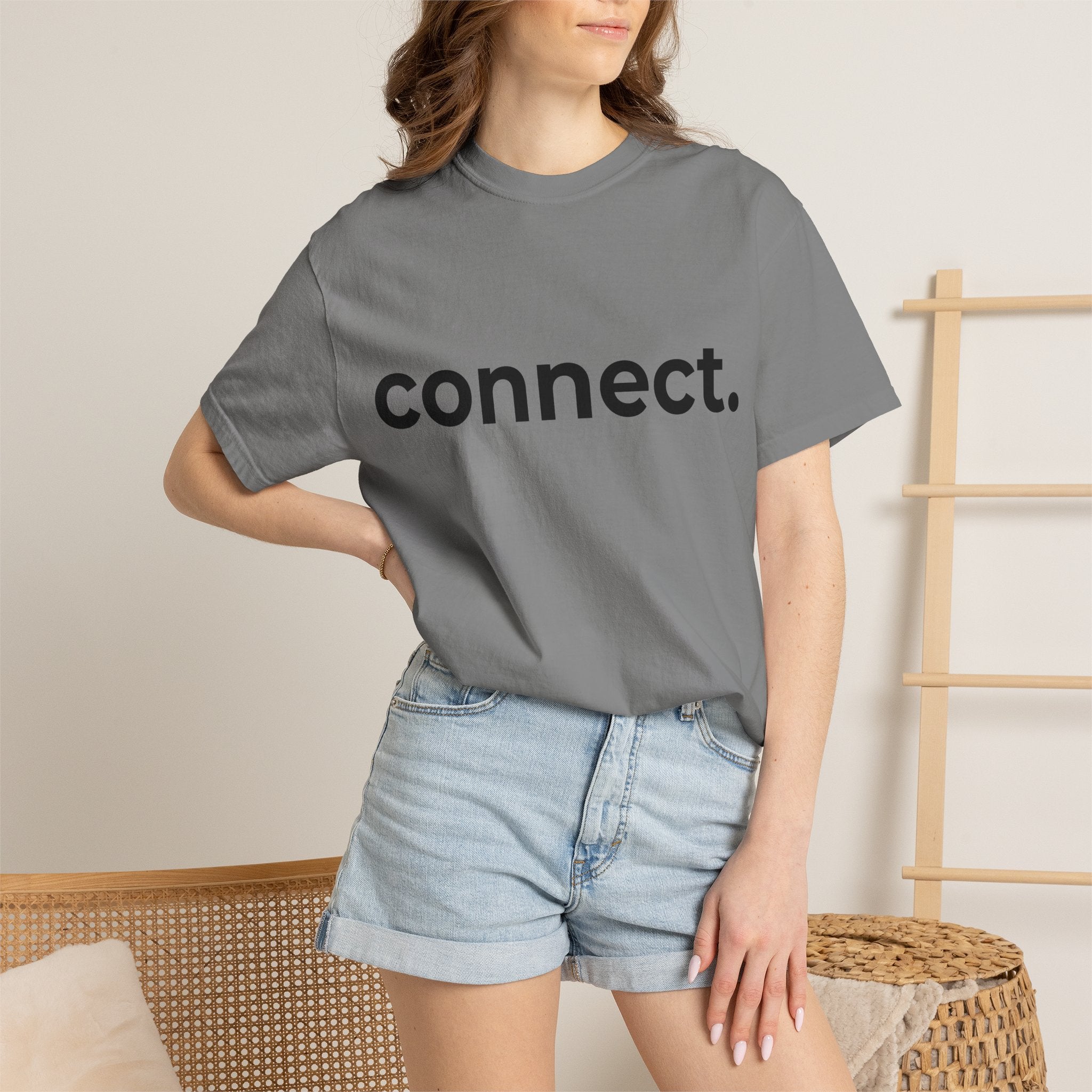 think. T-Shirt | Minimal Typography Tee, Inspirational Text Shirt