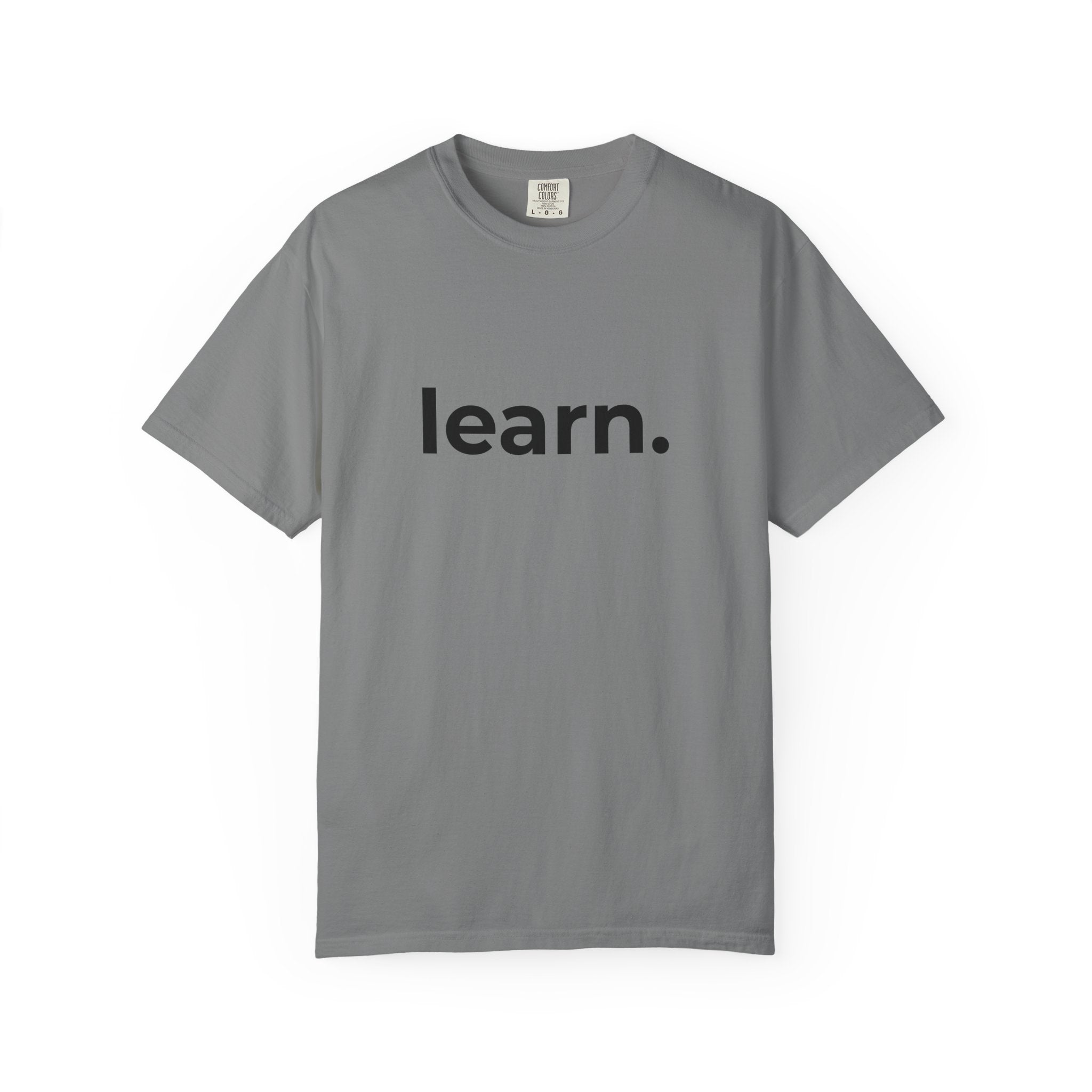 think. T-Shirt | Minimal Typography Tee, Inspirational Text Shirt