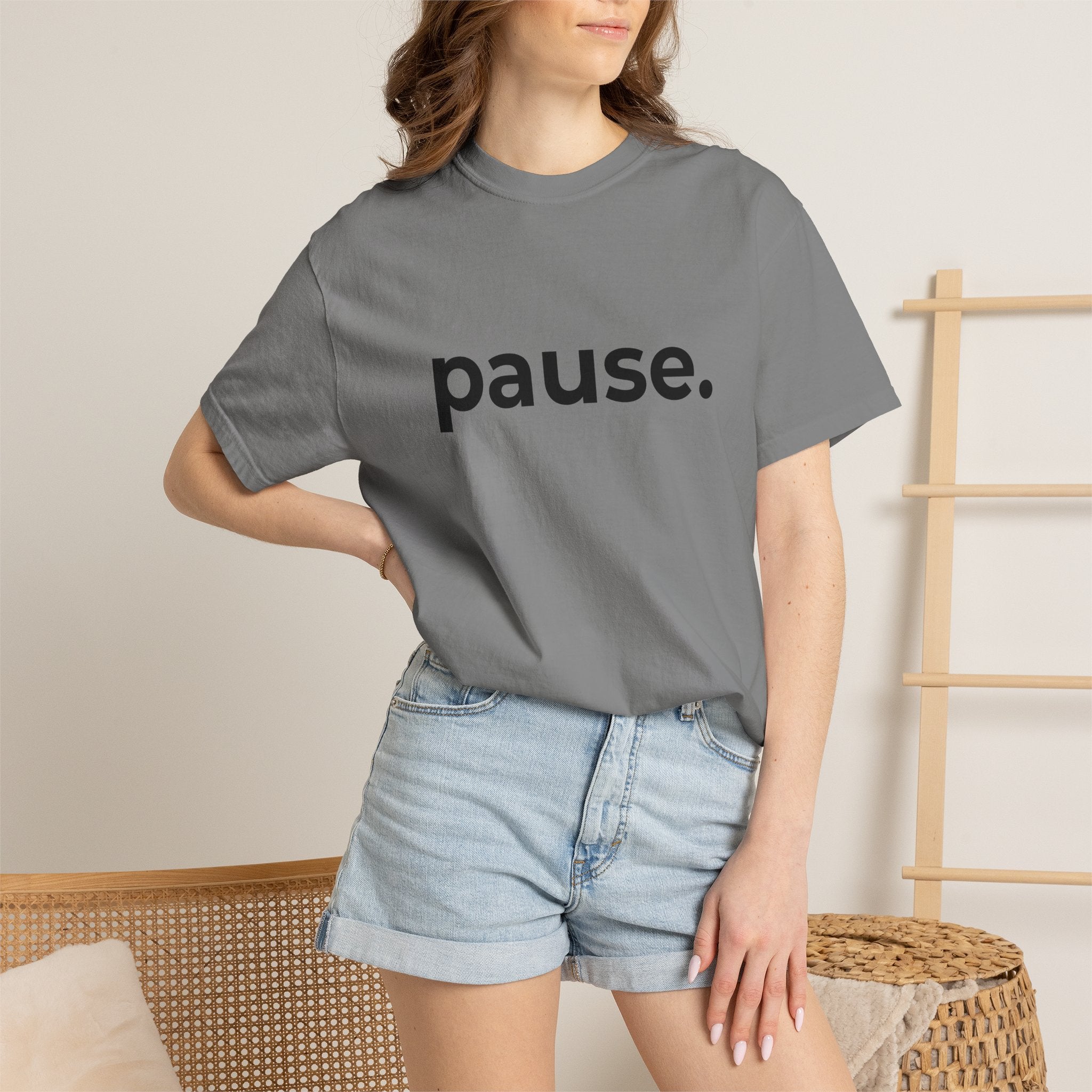 think. T-Shirt | Minimal Typography Tee, Inspirational Text Shirt
