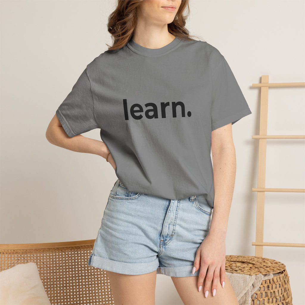 think. T-Shirt | Minimal Typography Tee, Inspirational Text Shirt