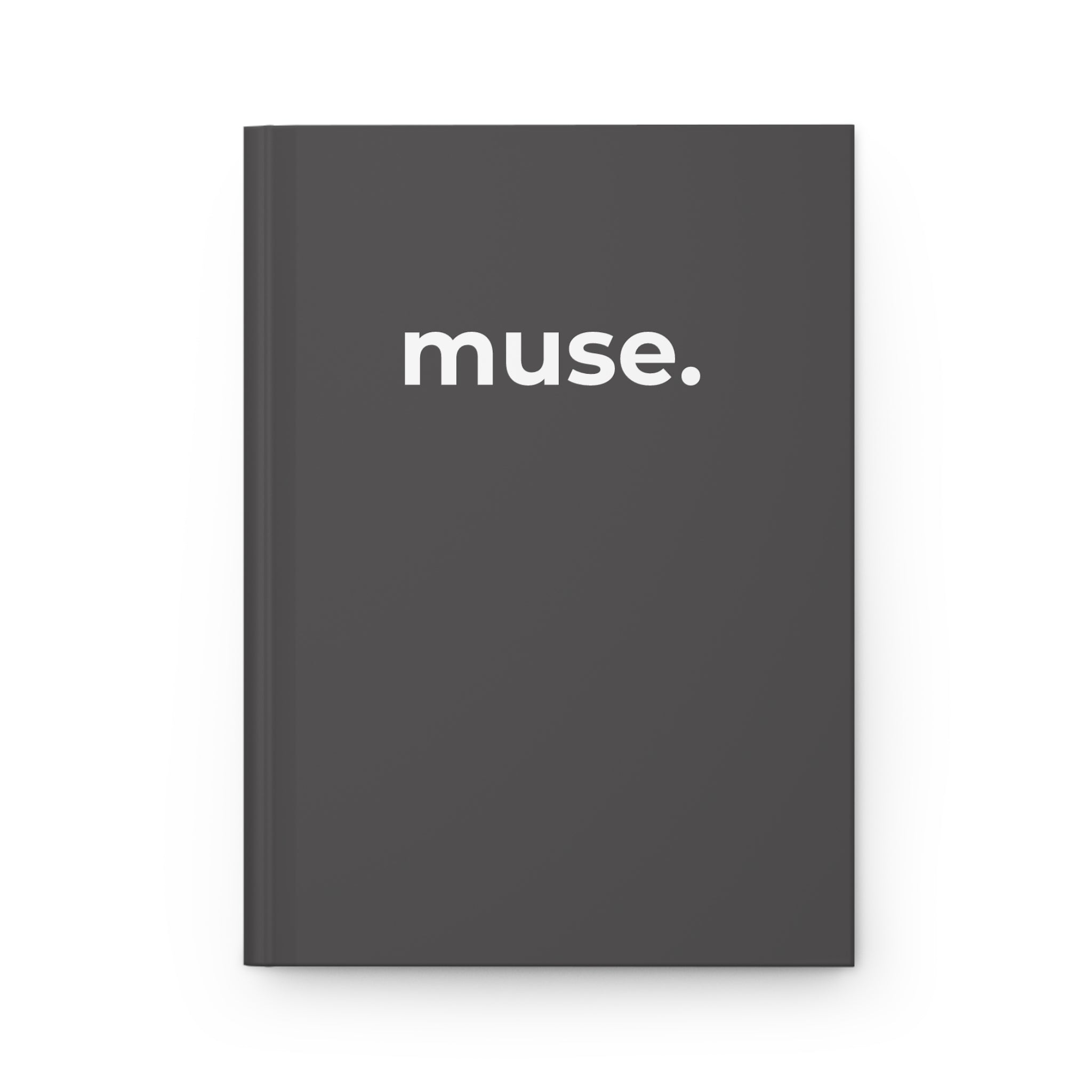 muse. Hardcover Journal — Minimal Matte Notebook for Reflection & Notes
