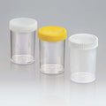 Techno Plas Flat Bottom Container w/Yellow Cap PP 250ml