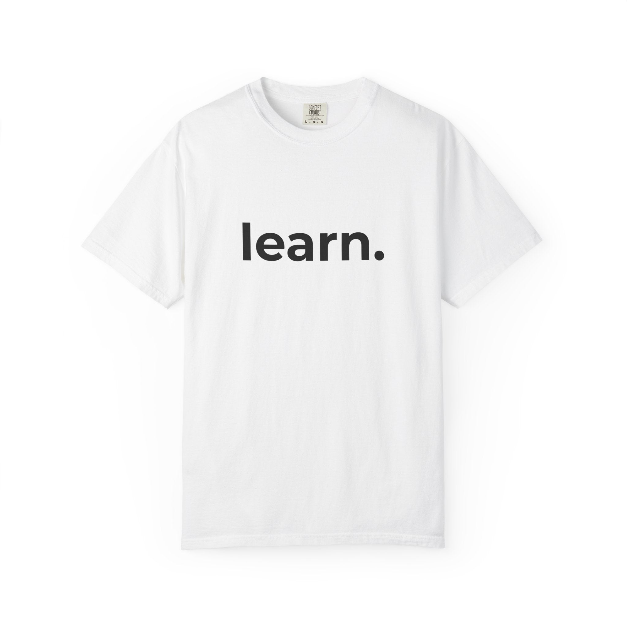 think. T-Shirt | Minimal Typography Tee, Inspirational Text Shirt
