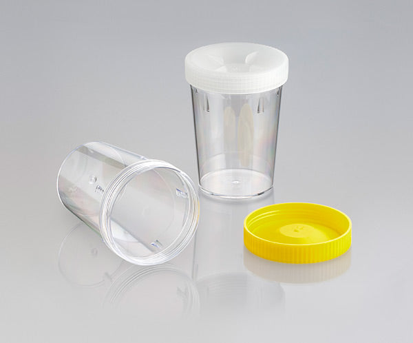 Techno Plas Flat Bottom Container Natural Cap 500ml