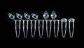UltraFlux SnapStrip 8-Strip Tubes with Individually-Attached Dome Caps Assorted