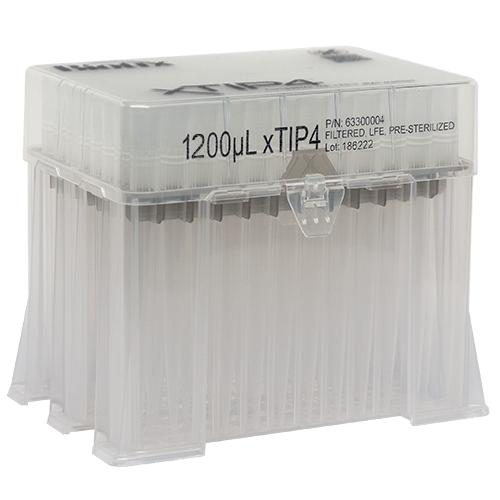 Biotix Xtip4 Pipette Tips Racked/Filtered/Sterilised 1200ul