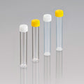 Techno Plas Flat Bottom Tube Unlabelled Yellow Cap G/Sterile 10ml