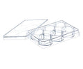 Greiner 6 Well Cell Culture Plate with Lid