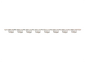 UltraFlux Flat Caps Optically-Clear for Real-Time PCR 8-Strip