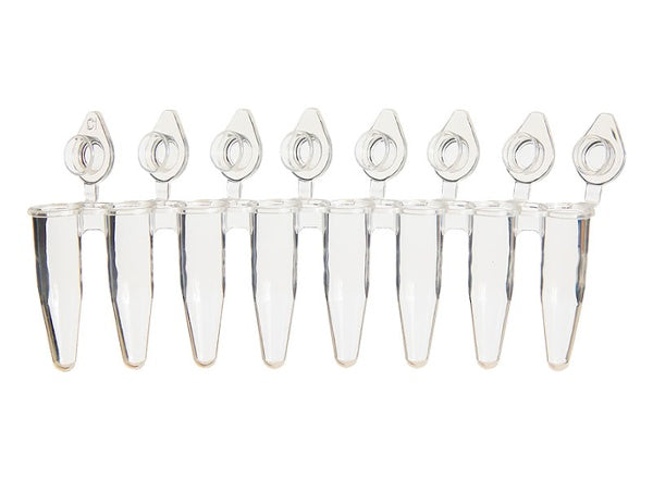 UltraFlux UltraFlux I 8-Strip Tubes with Individually-Attached Flat Caps Assorted
